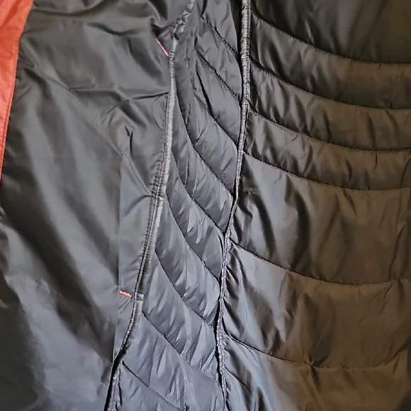 Columbia Coral-Red Long Insulated Ski Coat - Picture 5 of 6